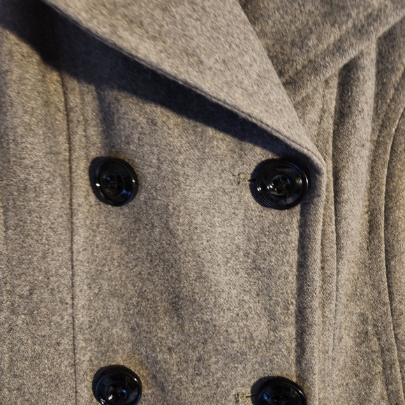 Sz M Vtg Anne Klein 55% wool double breasted coat - Picture 8 of 16